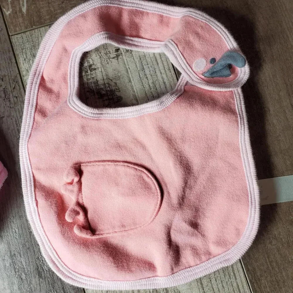 Baby Infant Girl Bib Bundle - Set of 6